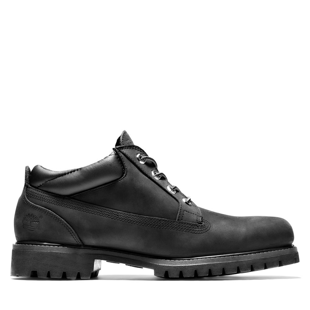 Bocanci De Zapada Timberland Barbati Negrii - Classic Oxford Waterproof - Romania - PRIDYE387